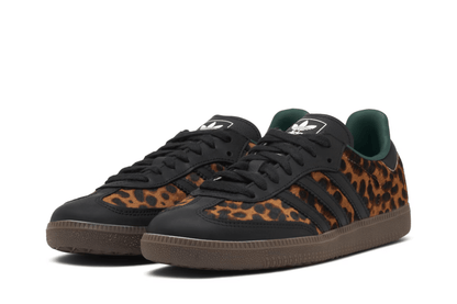 Tênis adidas Samba Og Collegiate Green Leopard Marrom