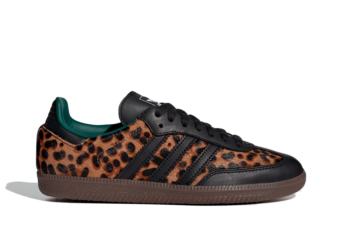 Tênis adidas Samba Og Collegiate Green Leopard Marrom