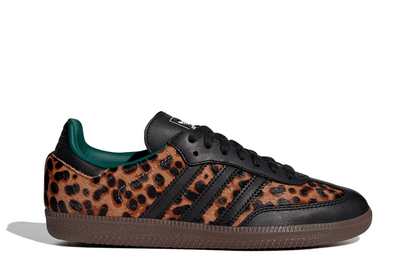 Tênis adidas Samba Og Collegiate Green Leopard Marrom
