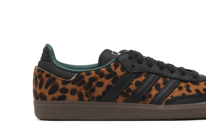 Tênis adidas Samba Og Collegiate Green Leopard Marrom