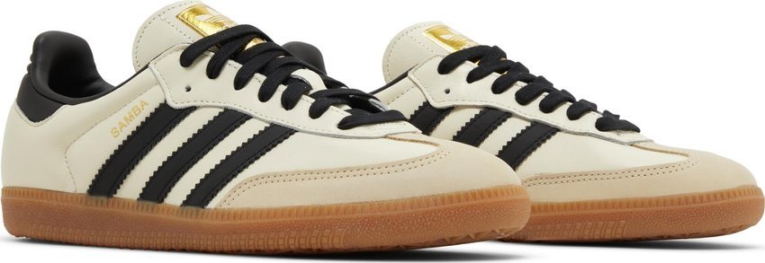 Tênis Adidas Samba OG Cream White Core Black Bege