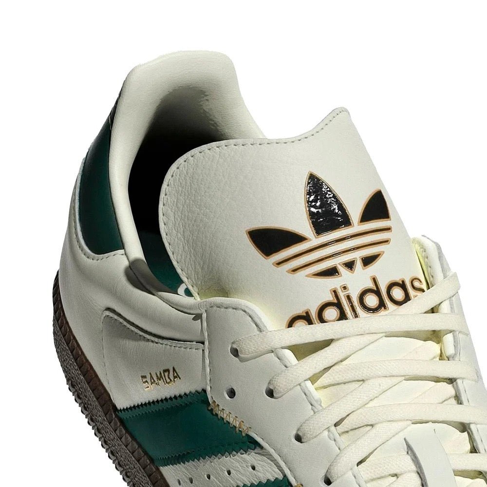 Tênis Adidas Samba OG Ivory Collegiate Green Branco