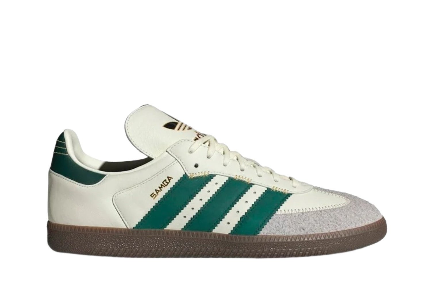 Tênis Adidas Samba OG Ivory Collegiate Green Branco