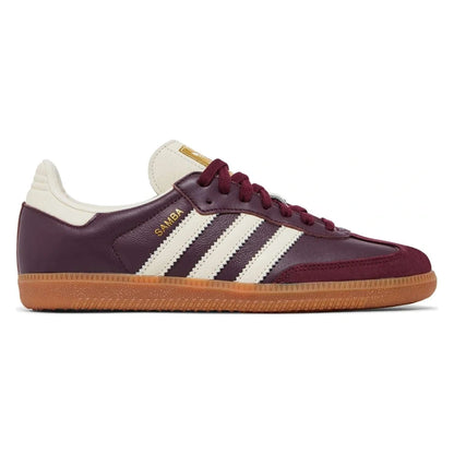 Tênis Adidas Samba OG Maroon Cream White Vinho