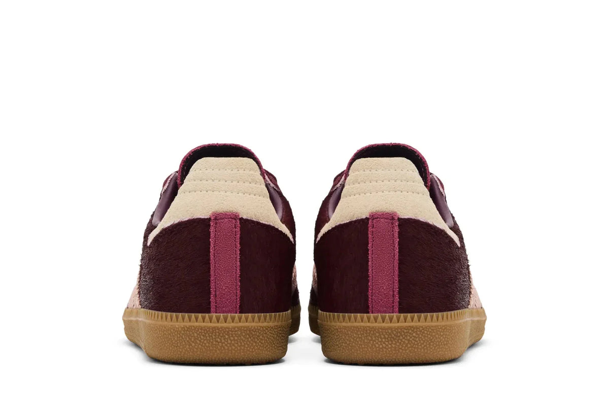 Tênis Adidas Samba OG Marron Sand Strata Pony Vinho