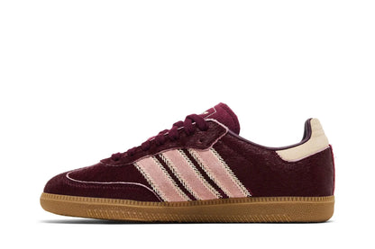 Tênis Adidas Samba OG Marron Sand Strata Pony Vinho