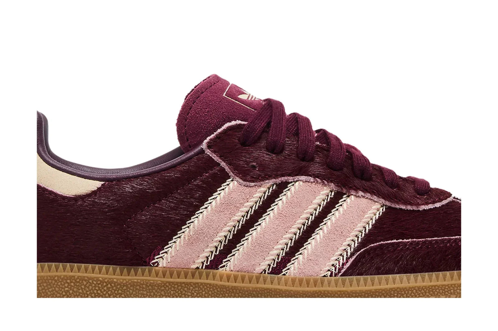 Tênis Adidas Samba OG Marron Sand Strata Pony Vinho
