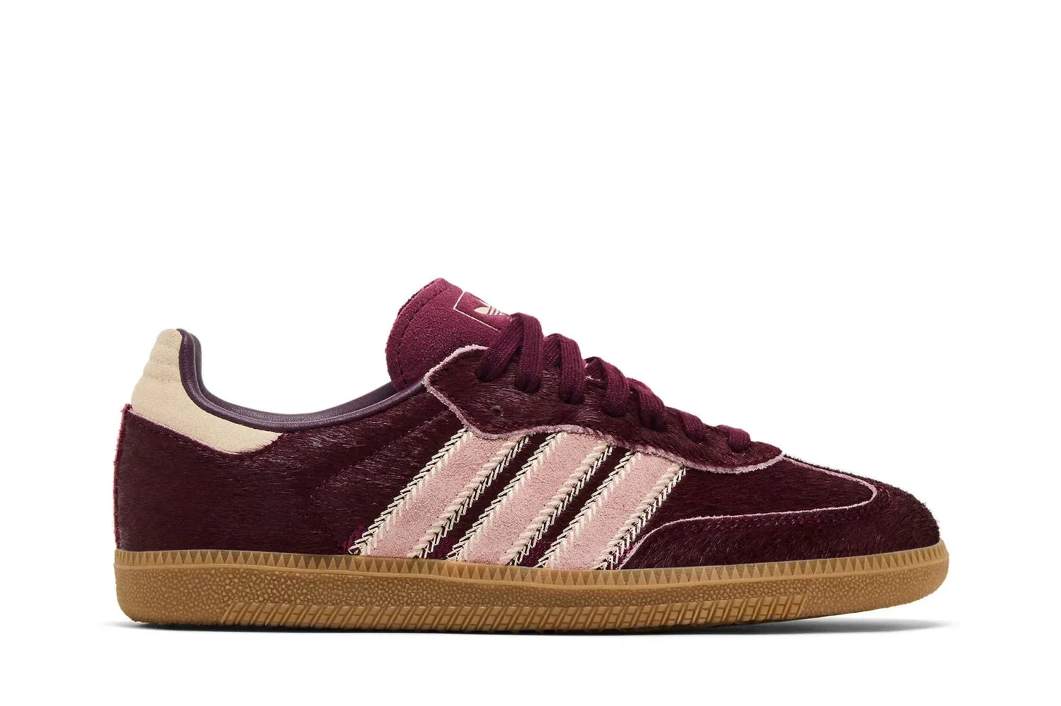 Tênis Adidas Samba OG Marron Sand Strata Pony Vinho