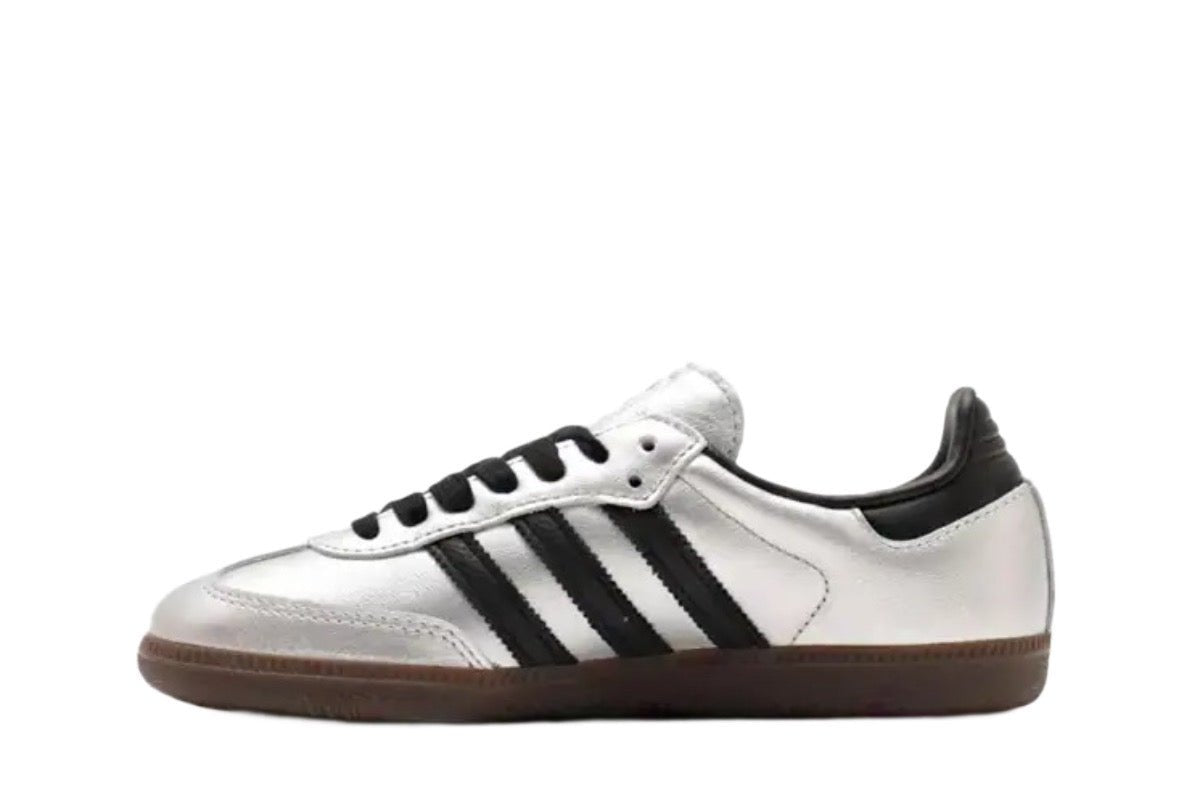 Tênis Adidas Samba OG Metallic Silver Prata