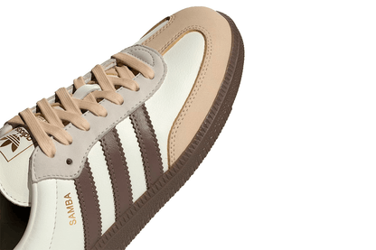 Tênis Adidas Samba OG Off White Earth Strata Gum Bege
