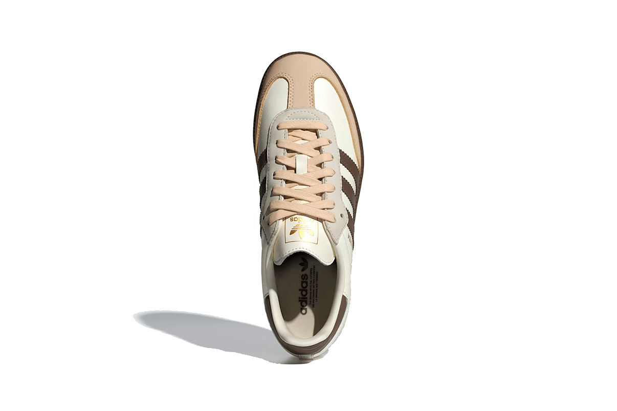 Tênis Adidas Samba OG Off White Earth Strata Gum Bege