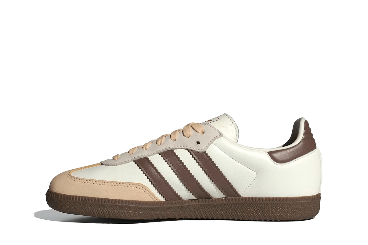 Tênis Adidas Samba OG Off White Earth Strata Gum Bege