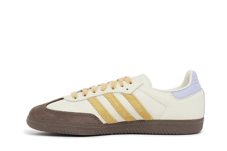 Tênis Adidas Samba OG Off White Oat Violet Tone Branco