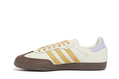 Tênis Adidas Samba OG Off White Oat Violet Tone Branco
