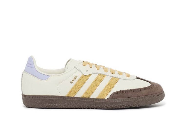 Tênis Adidas Samba OG Off White Oat Violet Tone Branco