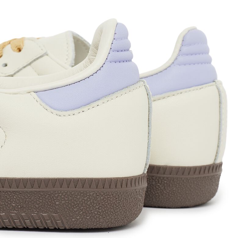 Tênis Adidas Samba OG Off White Oat Violet Tone Branco
