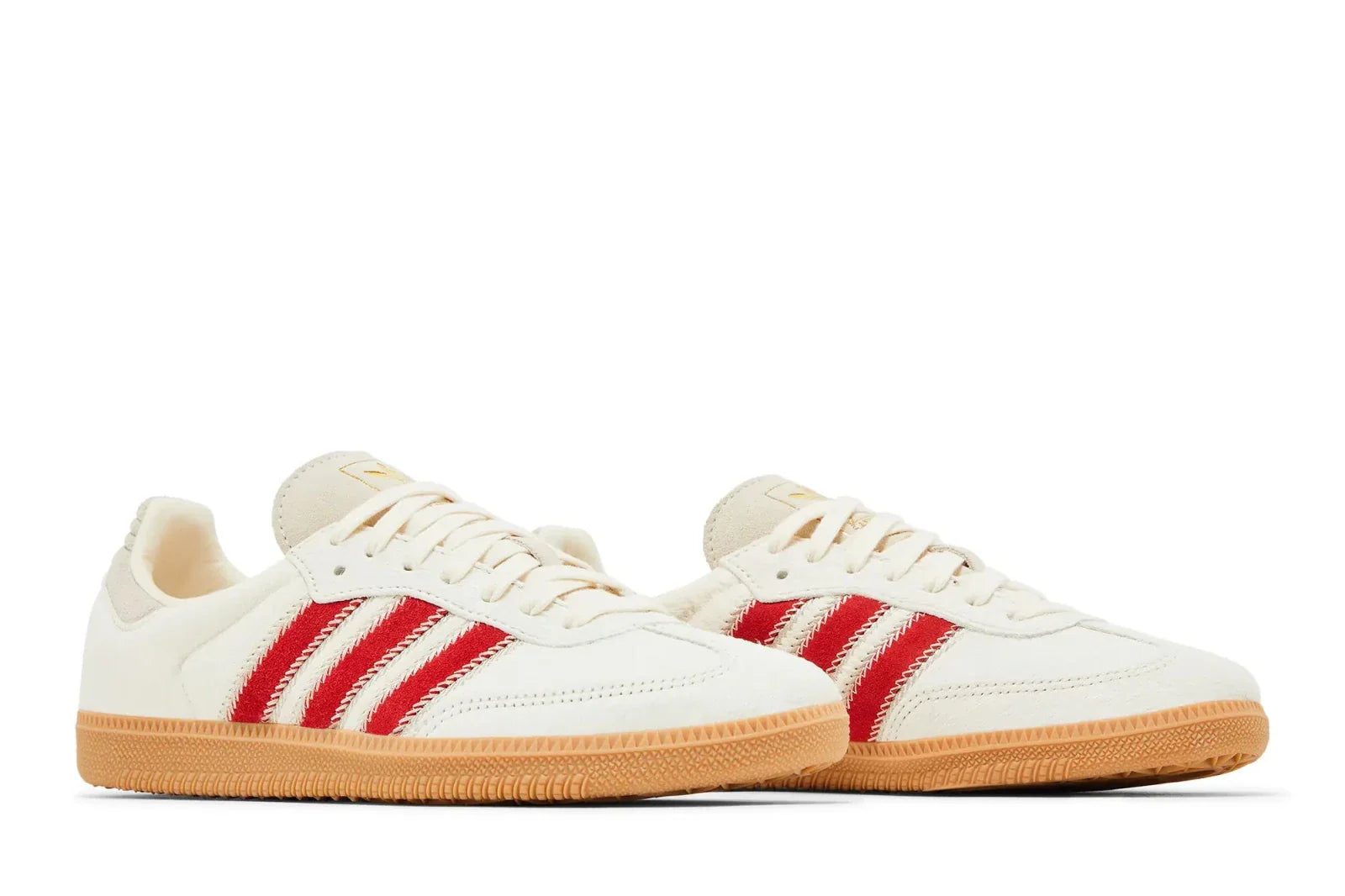 Tênis Adidas Samba OG Pony Hair Wonder Beige Better Scarlet Branco