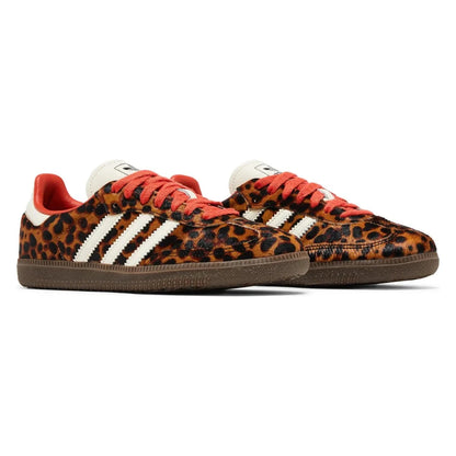 Tênis Adidas Samba OG Preloved Red Leopard Pack Marrom - foto 5