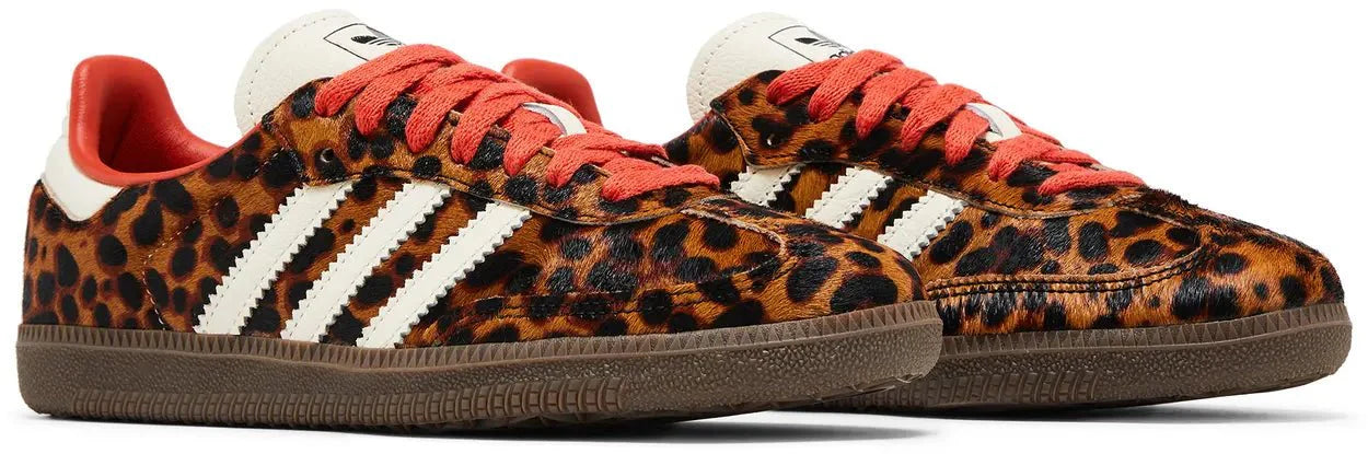 Tênis adidas Samba Og Preloved Red Leopard Pack Marrom