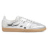 Tênis Adidas Samba OG Silver Metallic Cracked Leather Prateado
