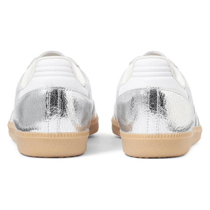 Tênis Adidas Samba OG Silver Metallic Cracked Leather Prateado - foto 5