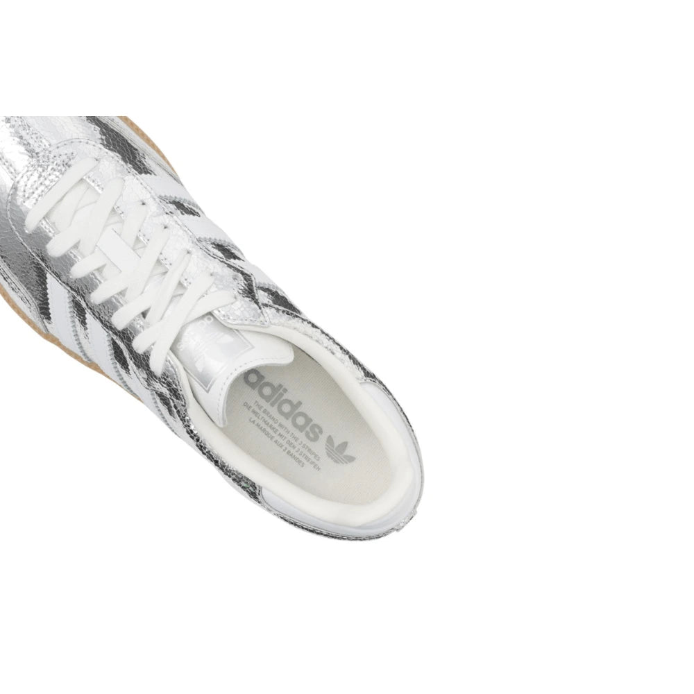 Tênis Adidas Samba OG Silver Metallic Cracked Leather Prateado - foto 7