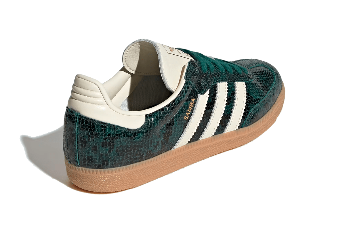 Tênis Adidas Samba OG Snakeskin Collegiate Green Verde