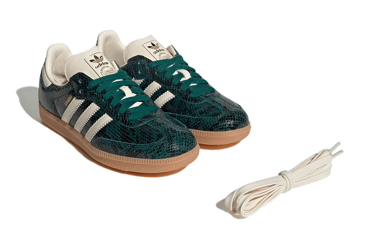 Tênis Adidas Samba OG Snakeskin Collegiate Green Verde