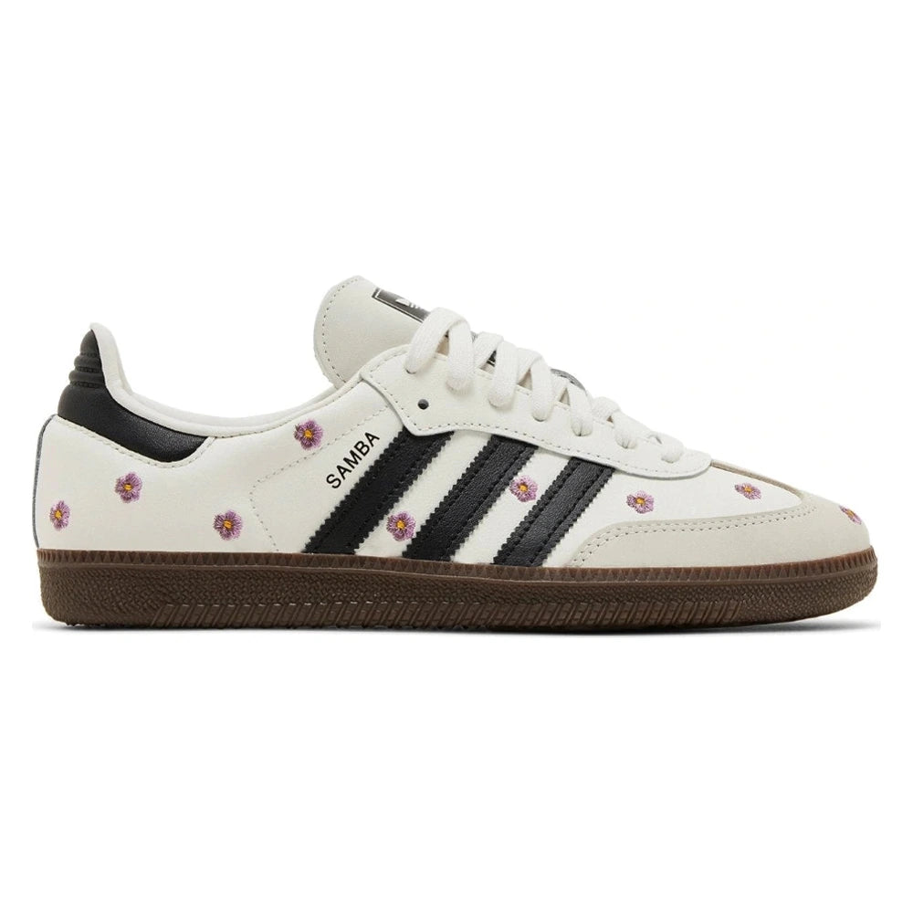 Tênis Adidas Samba OG White Floral Embroidery Branco