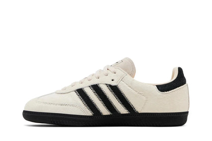 Tênis Adidas Samba OG Wonder White Black Pony Bege - foto 2