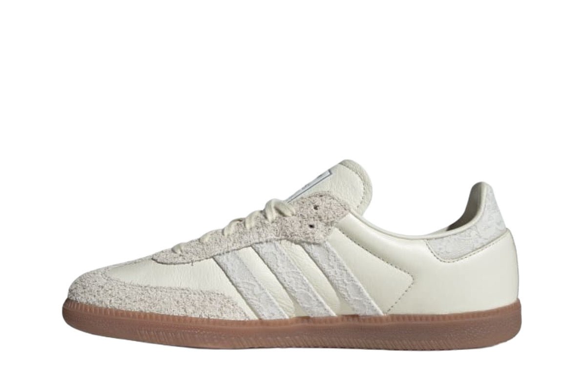 Tênis adidas Samba Og x Naked Consortium Off White Crystal White Branco