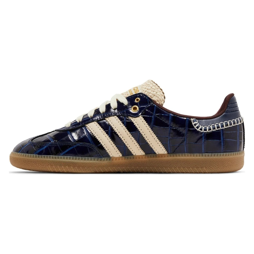 Tênis Adidas Samba x Wales Bonner Collegiate Navy Wonder White Azul Marinho - foto 2