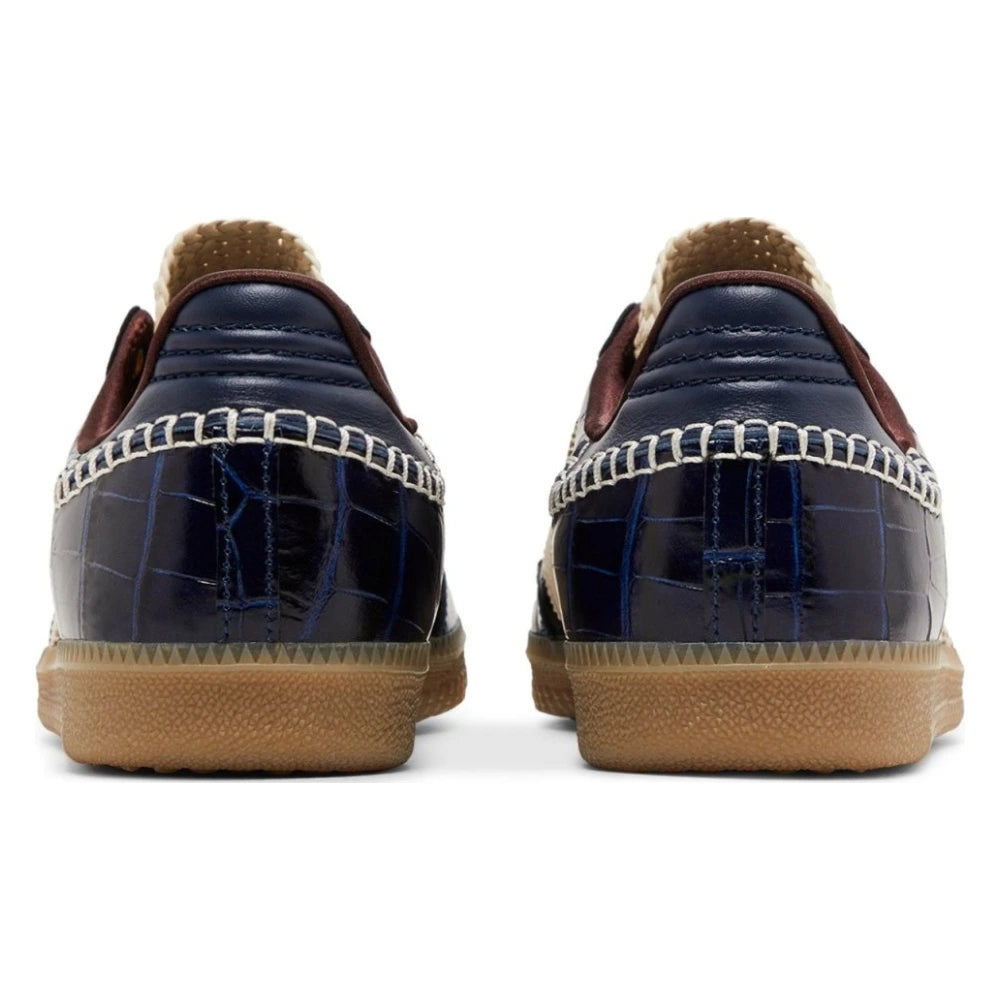Tênis Adidas Samba x Wales Bonner Collegiate Navy Wonder White Azul Marinho - foto 4