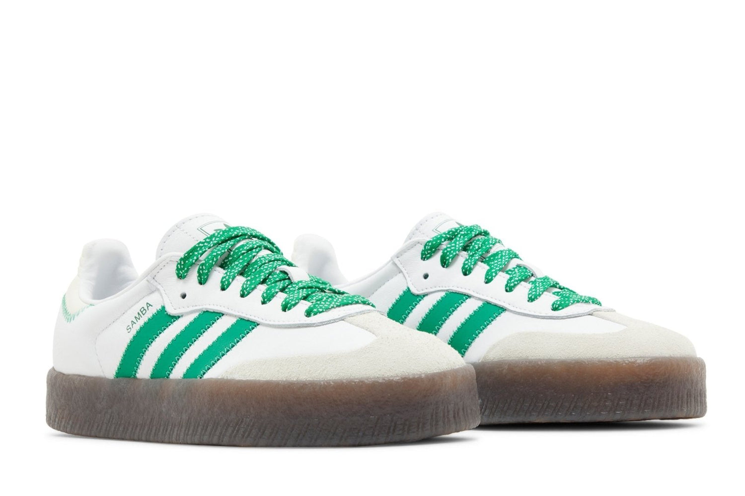 Tênis Adidas Sambae White Green Gum Branco