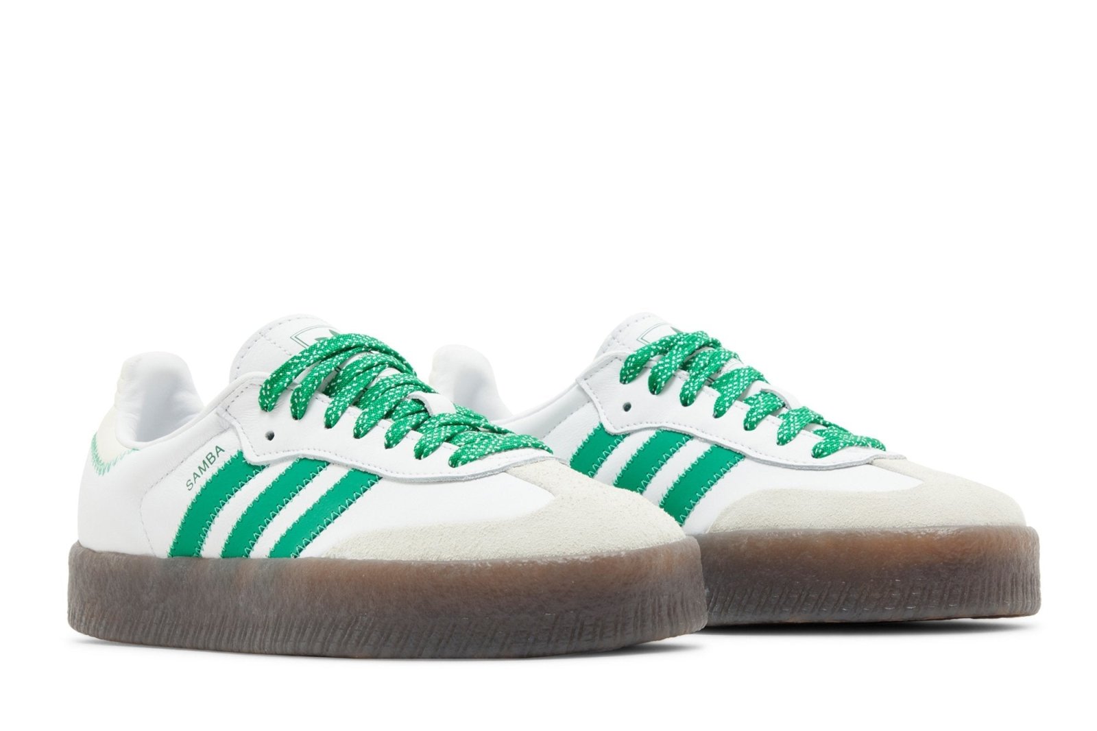 Tênis Adidas Sambae White Green Gum Branco