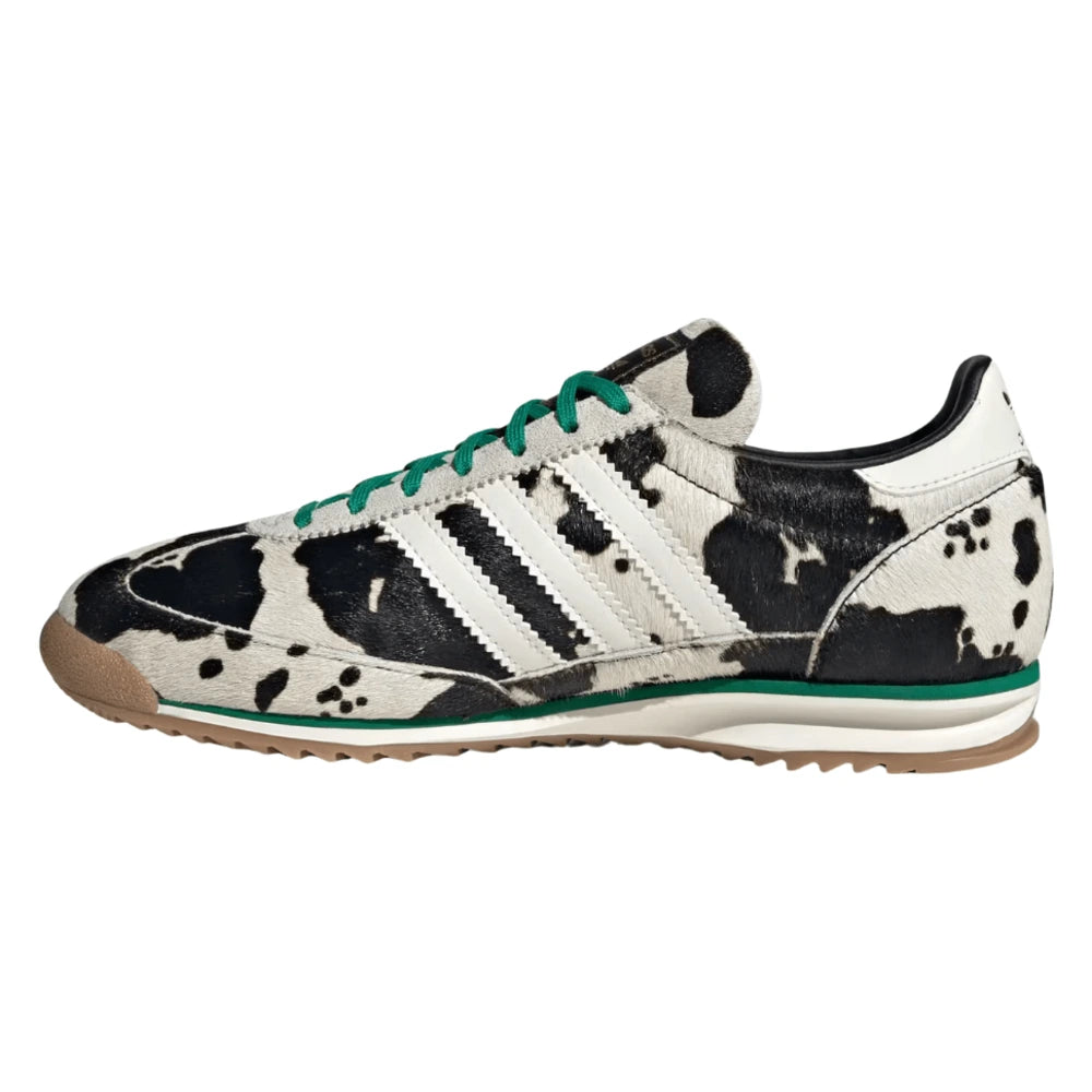 Tênis Adidas SL 72 OG Court Green Cow Print Bege - foto 2
