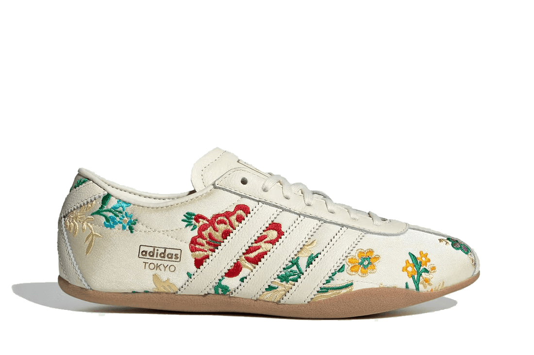 Tênis Adidas Tokyo Crew White Floral Embroidery Branco