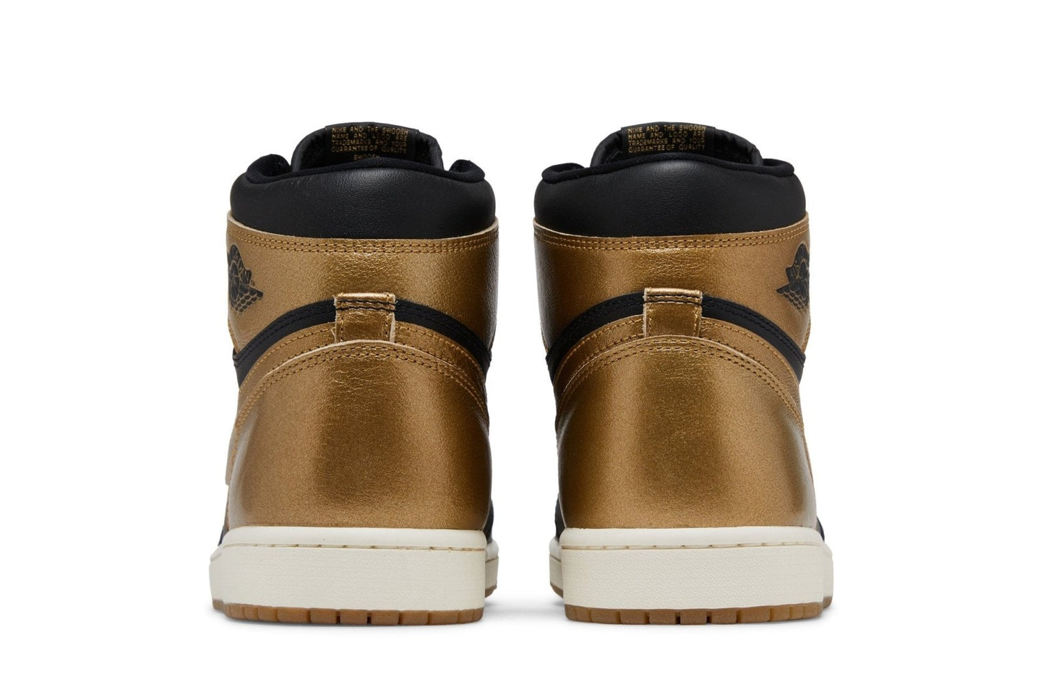 Tênis Nike Air Jordan 1 High OG Black Metallic Gold Preto