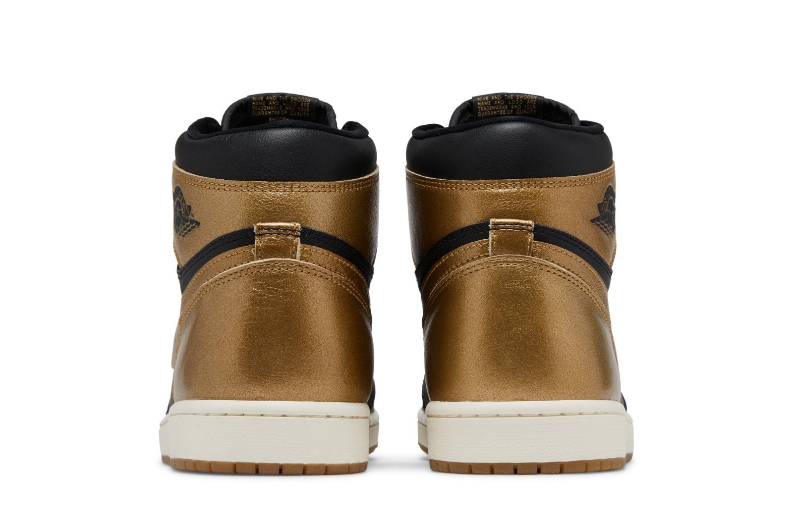 Tênis Nike Air Jordan 1 High OG Black Metallic Gold Preto