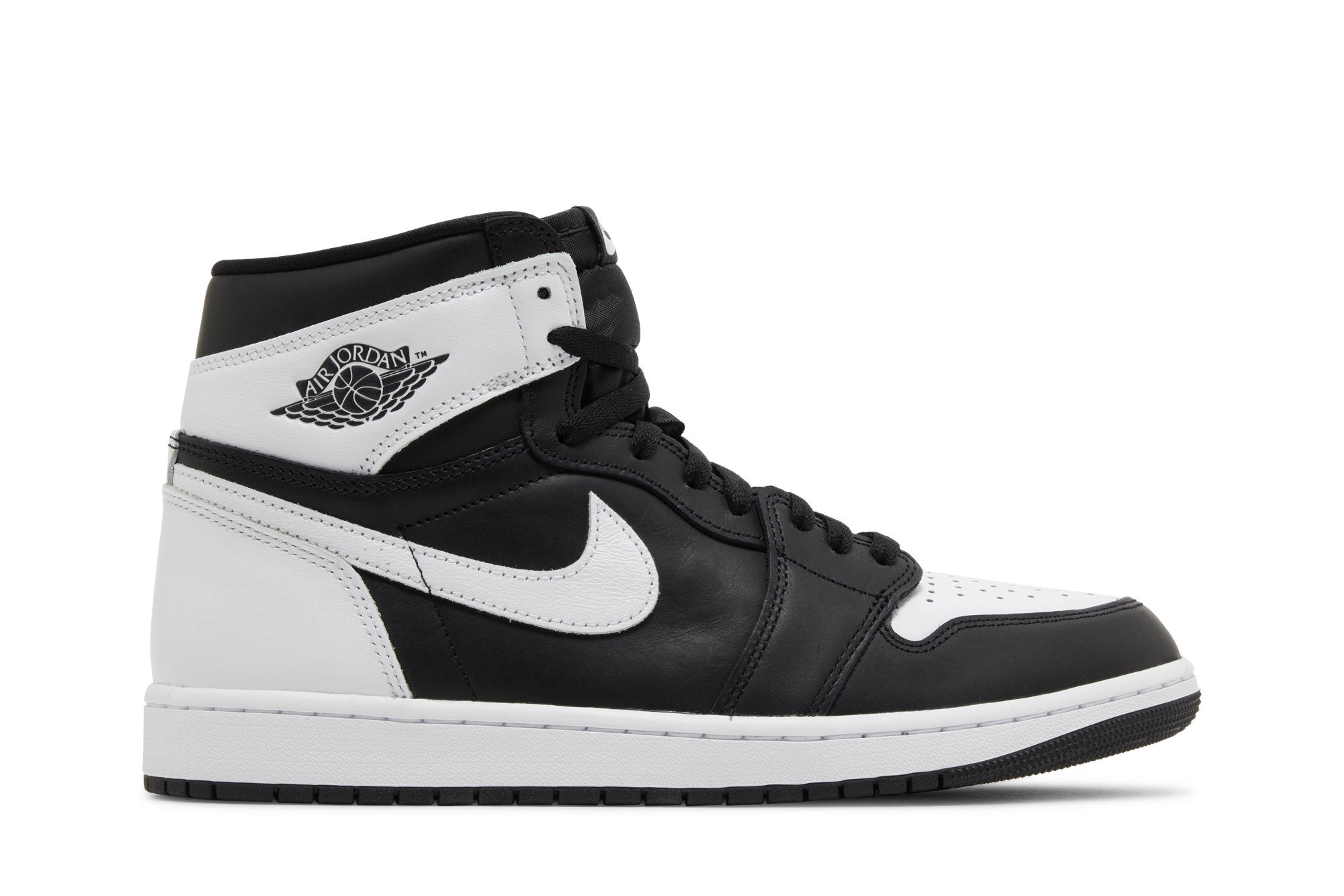 Tênis Nike Air Jordan 1 High OG Black White Preto