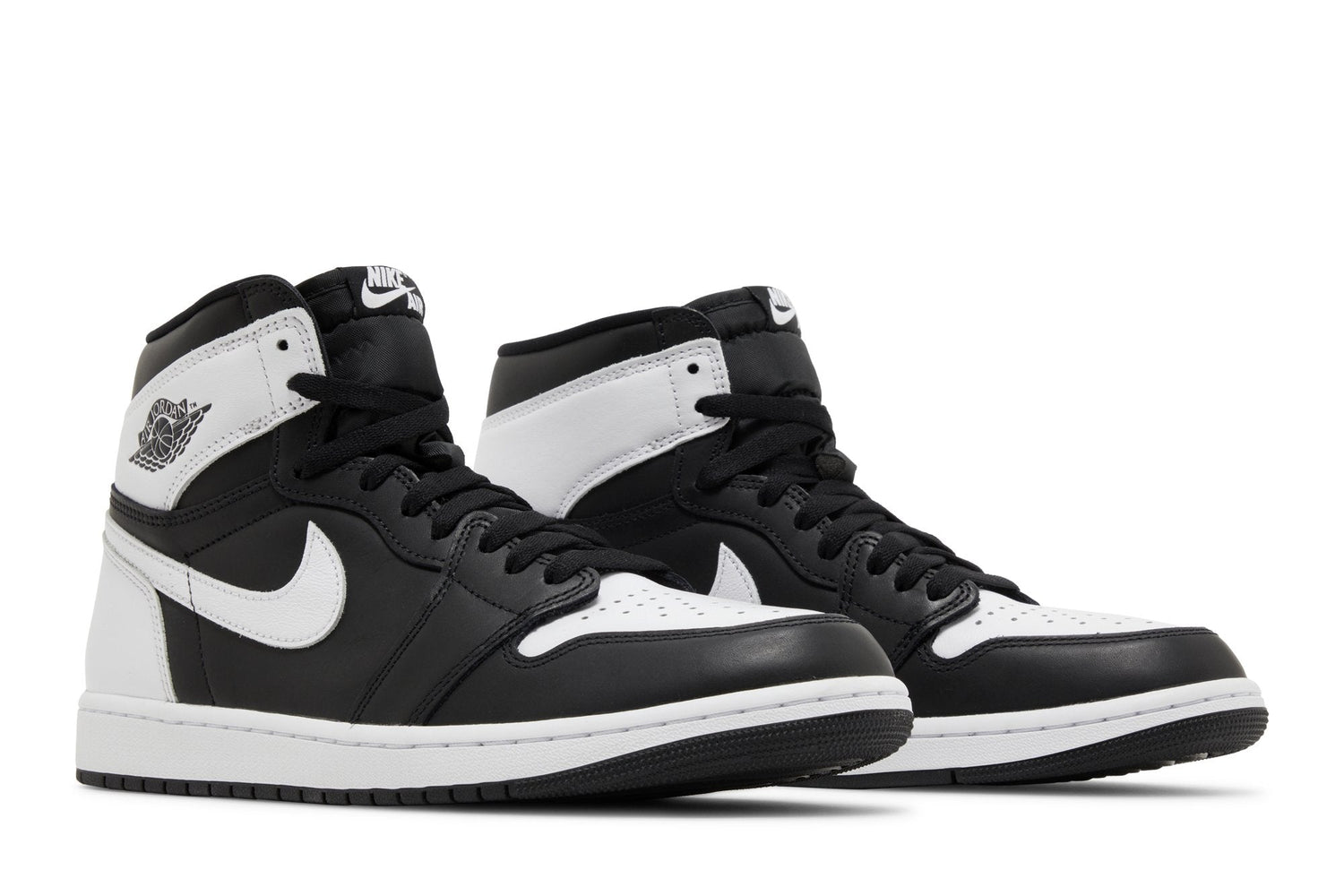 Tênis Nike Air Jordan 1 High OG Black White Preto