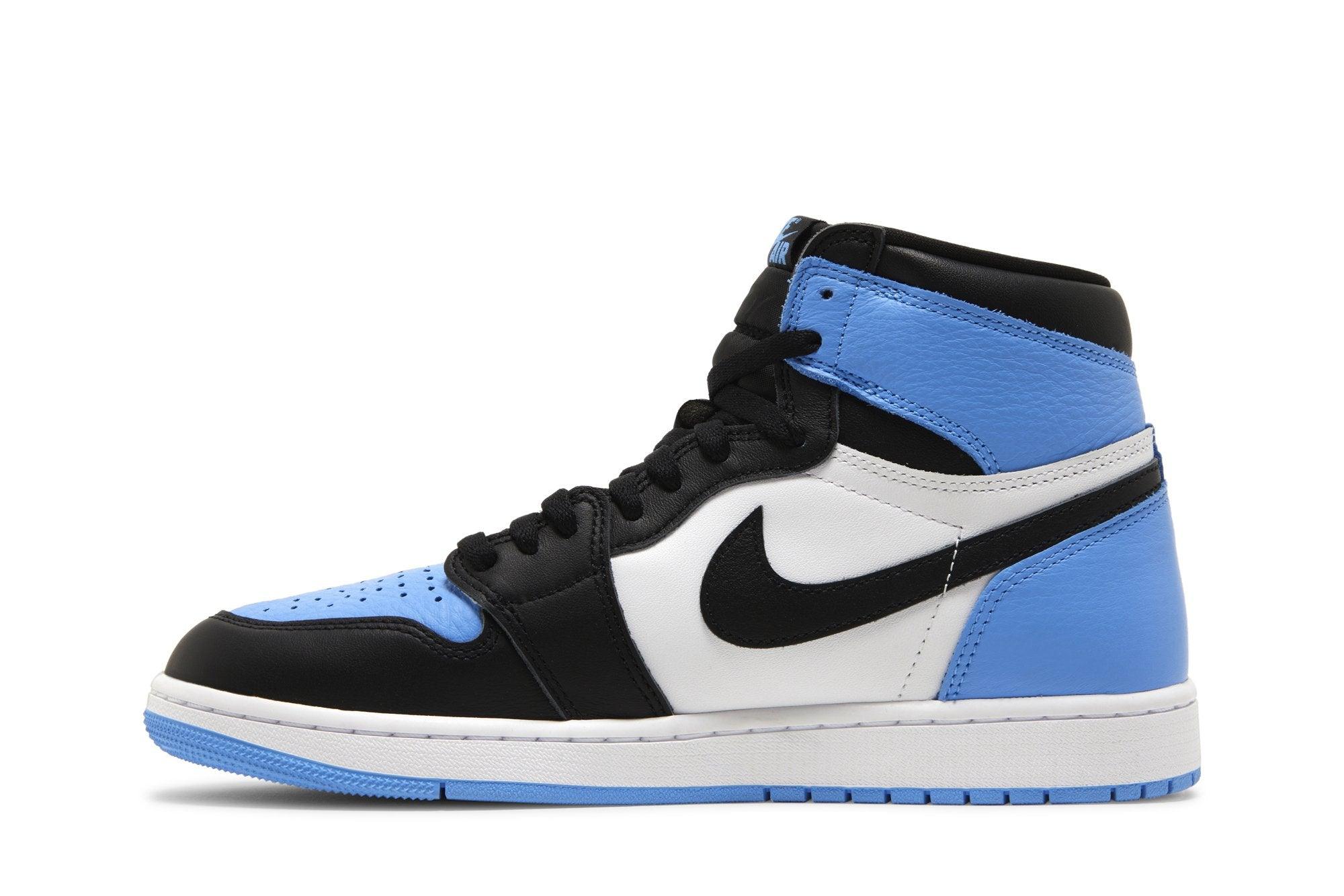 Tênis Nike Air Jordan 1 High OG UNC Toe Azul