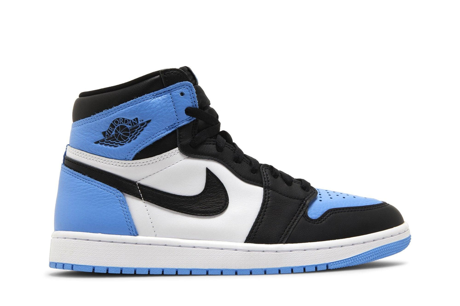 Tênis Nike Air Jordan 1 High OG UNC Toe Azul