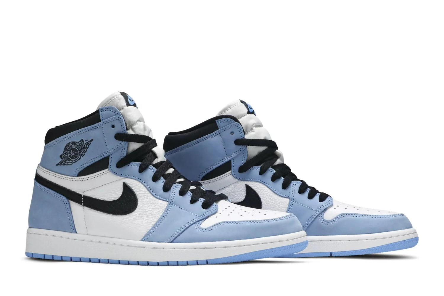 Tênis Nike Air Jordan 1 High University Blue (UNC) Azul