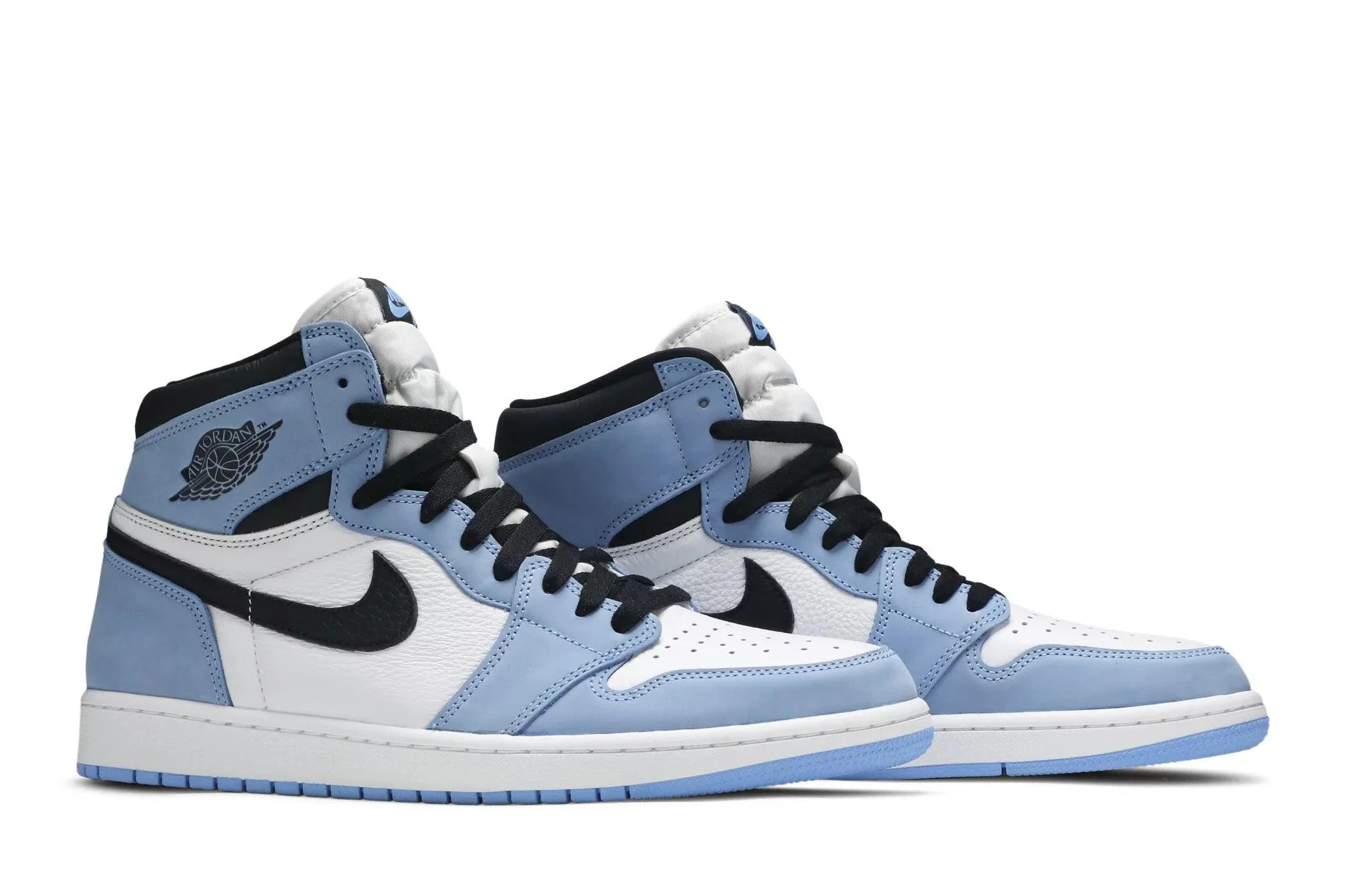 Tênis Nike Air Jordan 1 High University Blue (UNC) Azul