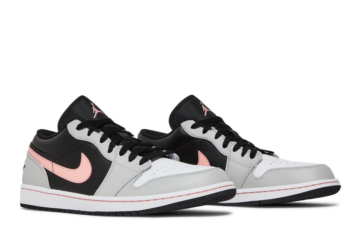 Tênis Nike Air Jordan 1 Low Black Grey Pink Cinza