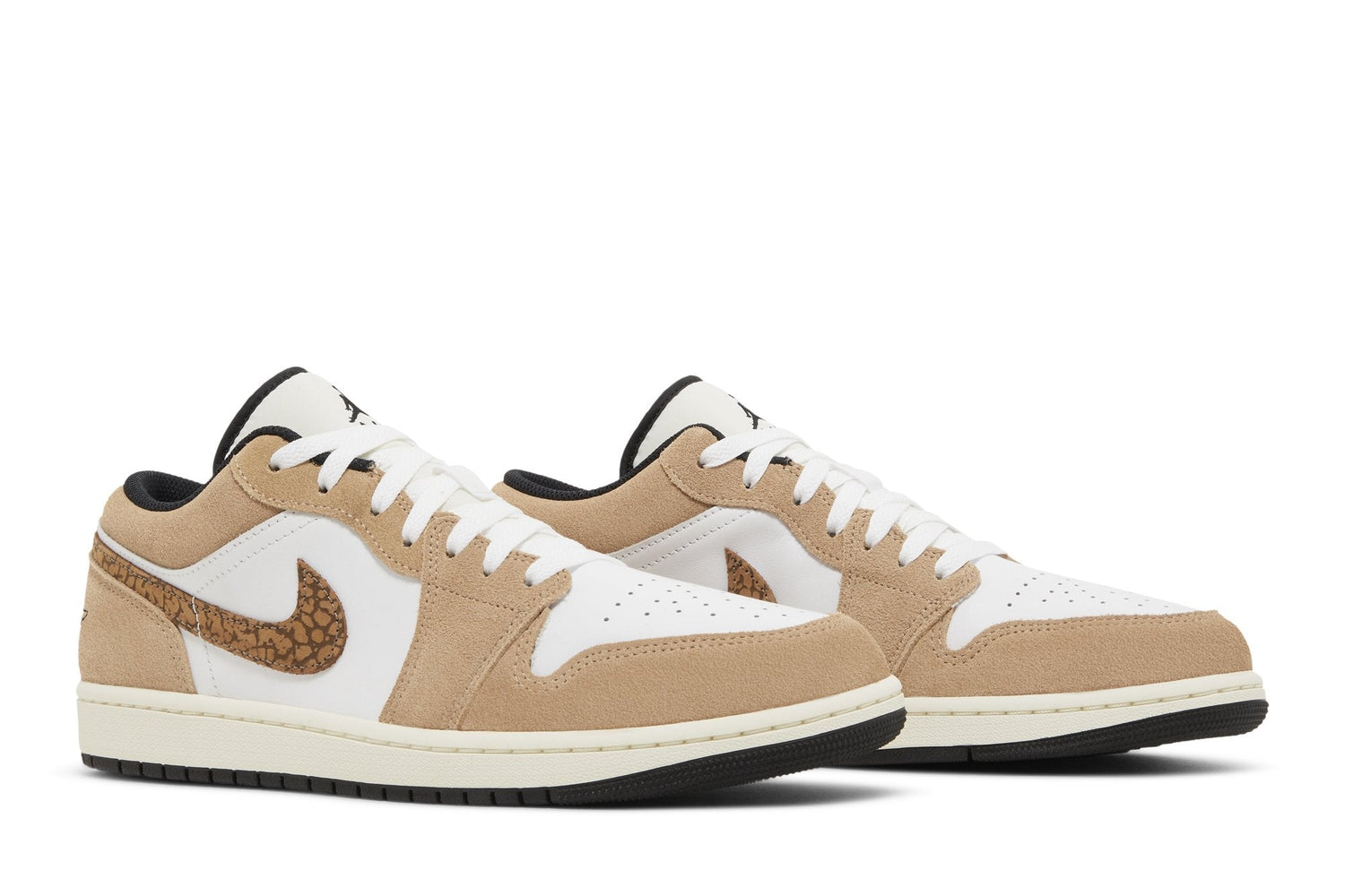 Tênis Nike Air Jordan 1 Low Elephant Brown Marrom