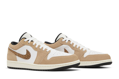 Tênis Nike Air Jordan 1 Low Elephant Brown Marrom