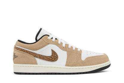 Tênis Nike Air Jordan 1 Low Elephant Brown Marrom
