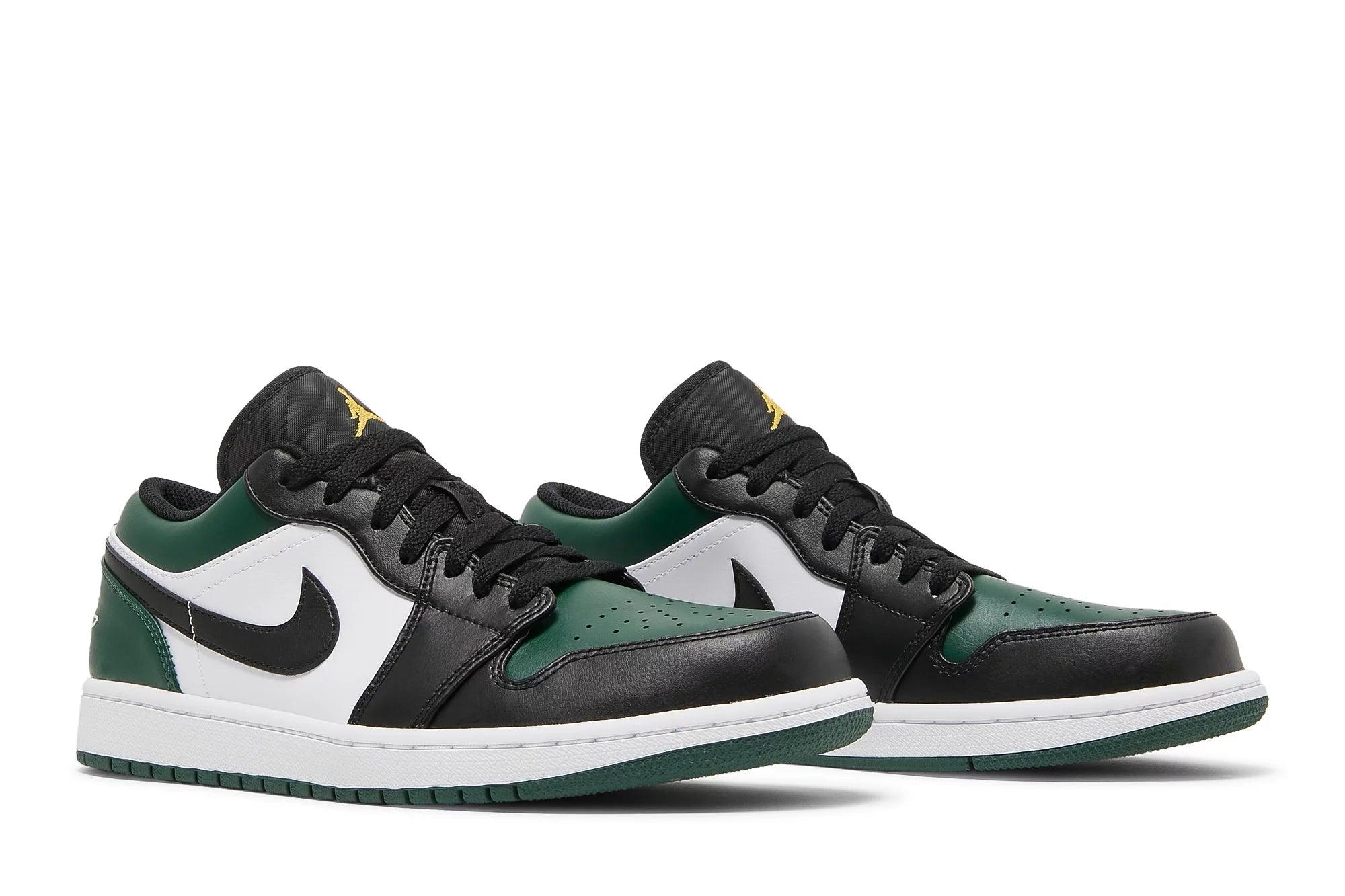 Tênis Nike Air Jordan 1 Low Green Toe Verde